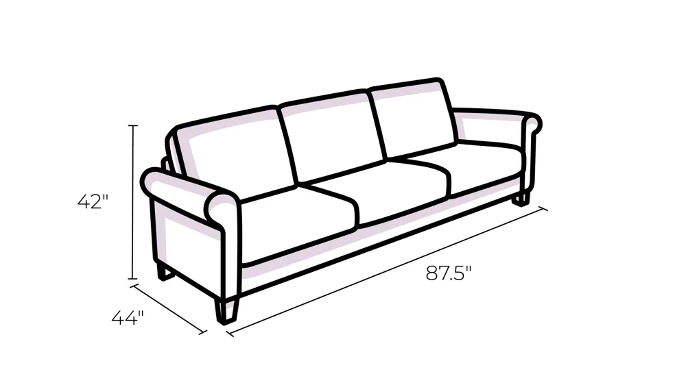 Briarwood Apartment Sleeper Sofa Dimensions