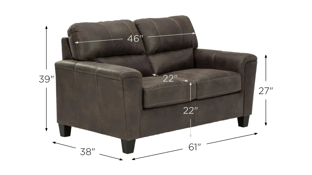 Navi Loveseat Dimensions