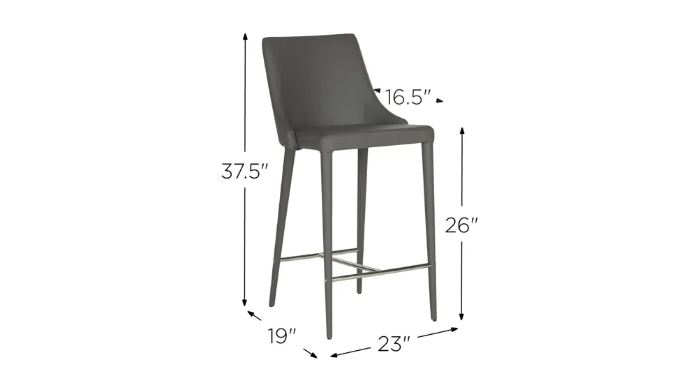 Adele Counter Stool - Set of 2 Dimensions