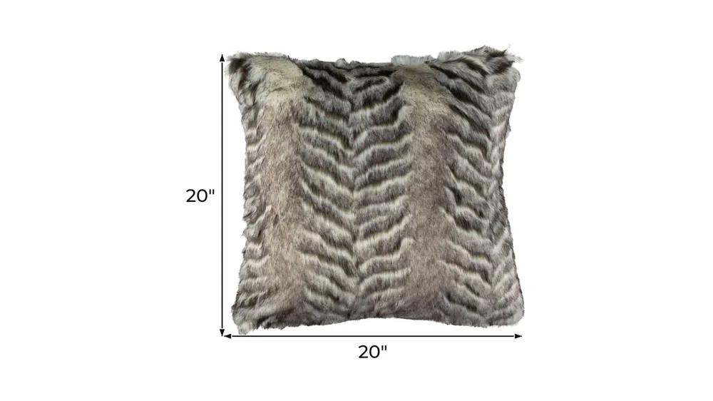 Adalet Fur Pillow Dimensions