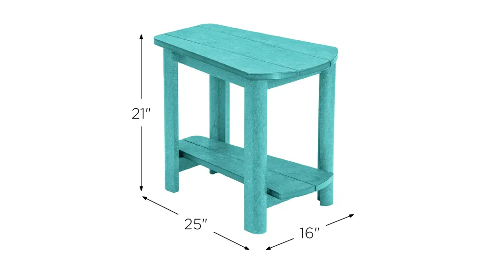 Generation Recycled Outdoor Addy Side Table Dimensions