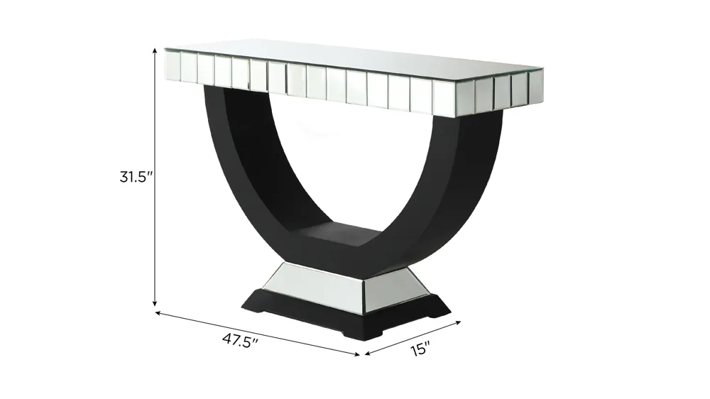 Areesa Console Table Dimensions