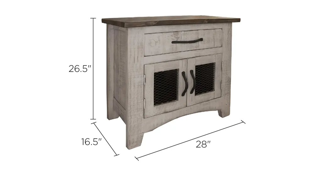 Pueblo Nightstand Dimensions