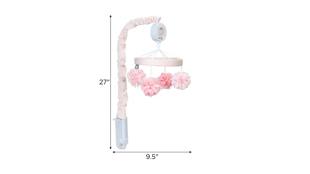 Signature Botanical Baby Musical Baby Crib Mobile Dimensions