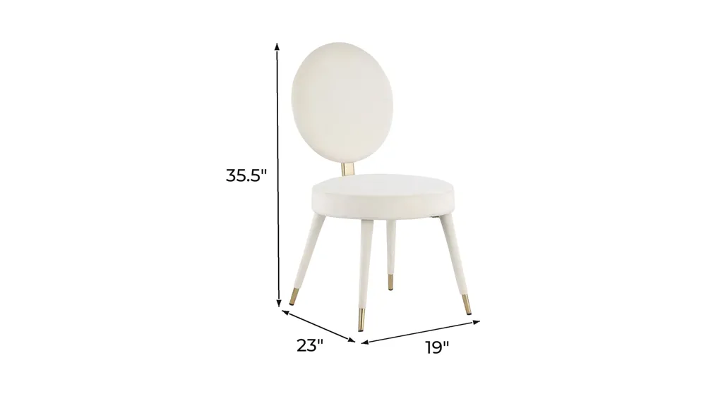 Brandy Dining Chair - Set fo 2 Dimensions
