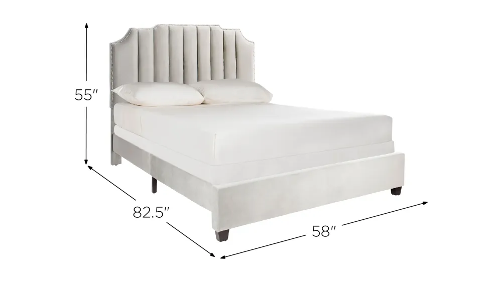 Streep Upholstered Full Bed Dimensions