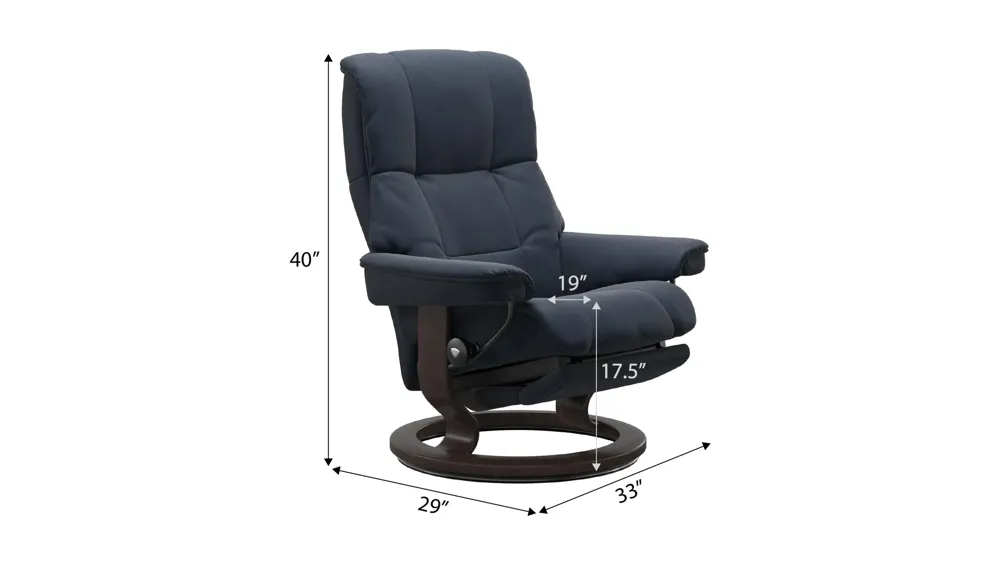 Mayfair Medium Classic Power Recliner Dimensions