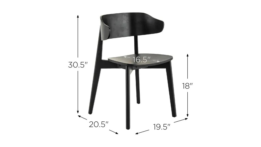 Allston Dining Chair Dimensions