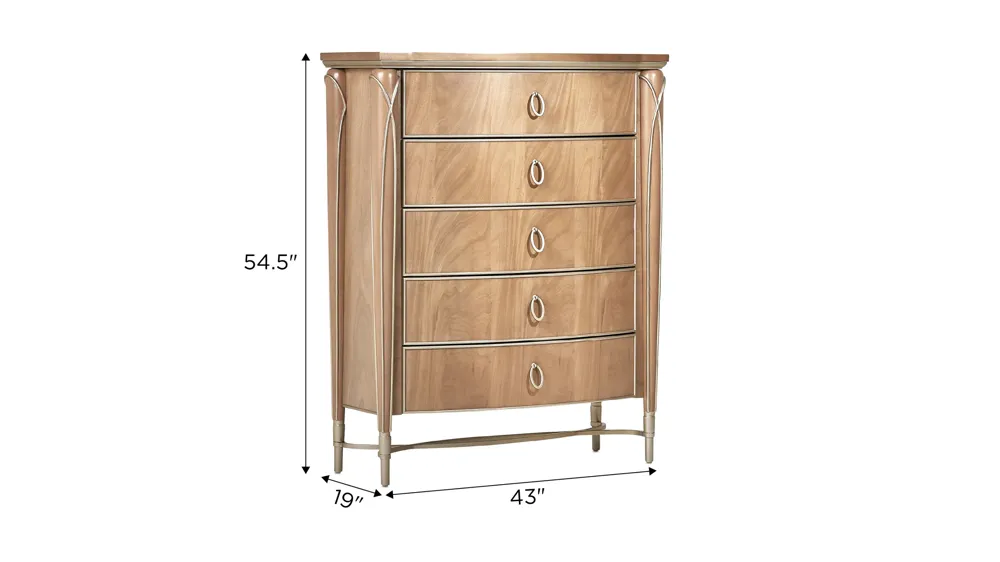 Villa Cherie Highboy Chest Dimensions
