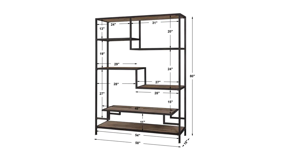 Sherwin Etagere Dimensions