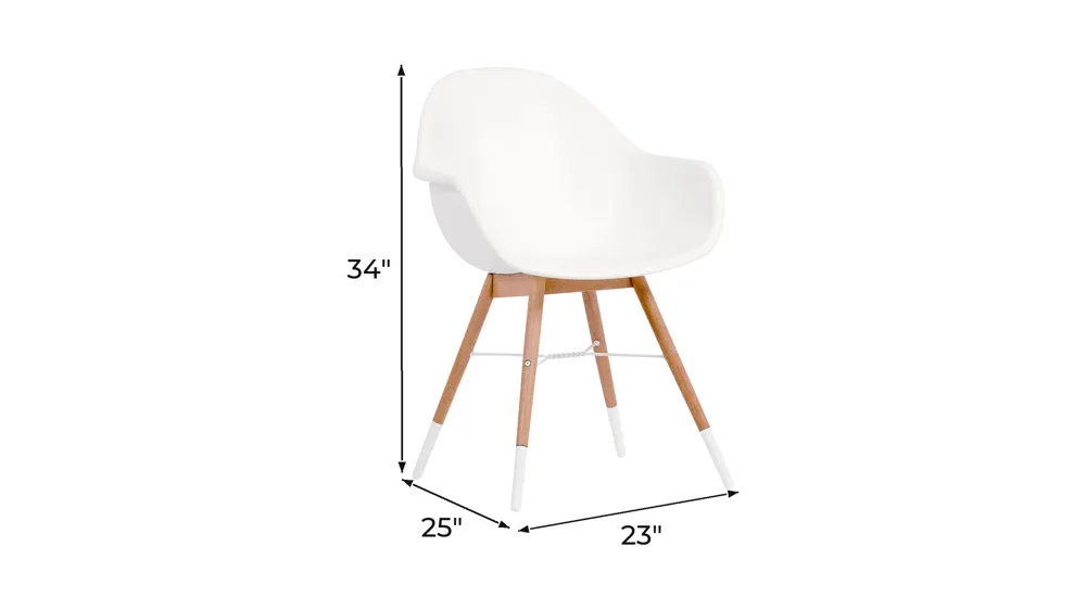 Lifestyle Garden Outdoor Chairs: Set of 4 Dimensions