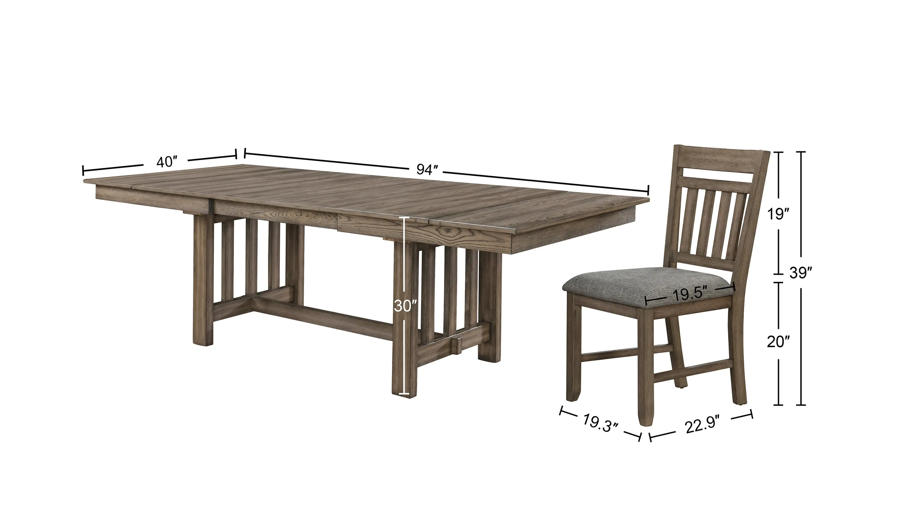 Harrisburg 9-pc. Extendable Dining Set | Raymour & Flanigan