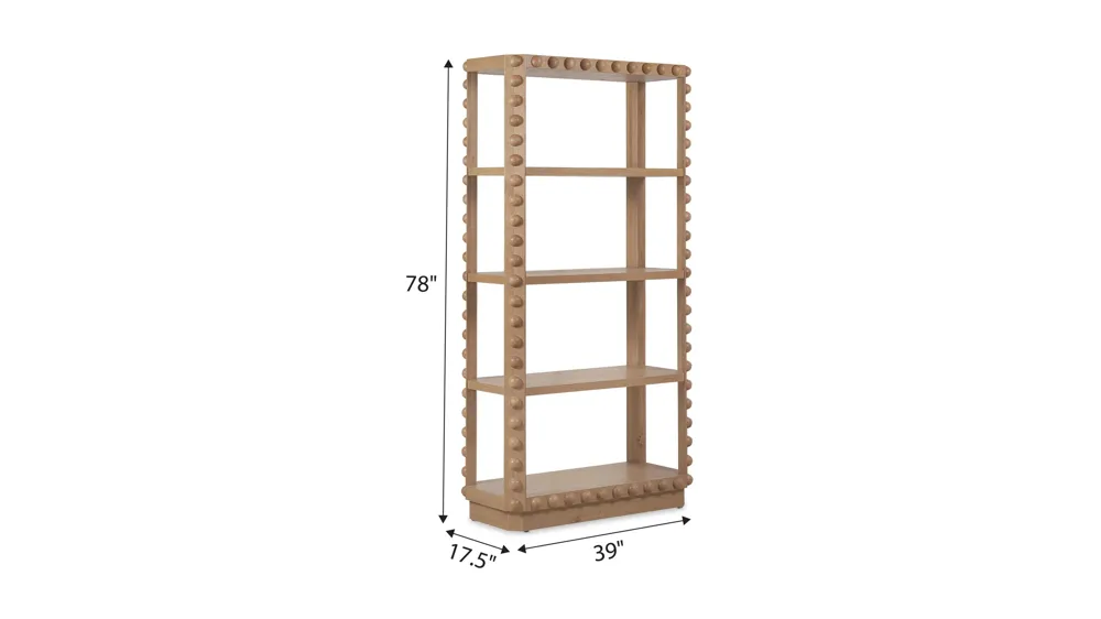 Commerce and Market Bookcase Dimensions