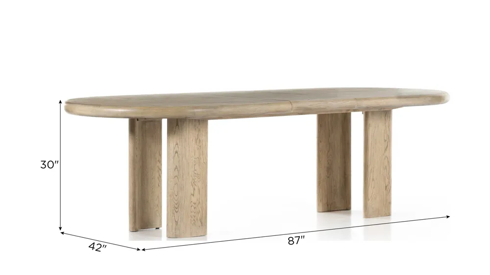 Jaylen Dining Table Dimensions