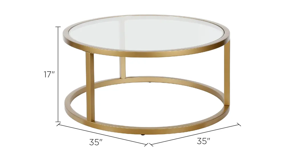 Parker Round Coffee Table Dimensions