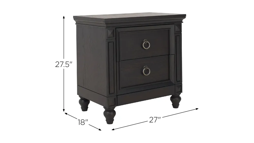 Donatella Nightstand Dimensions