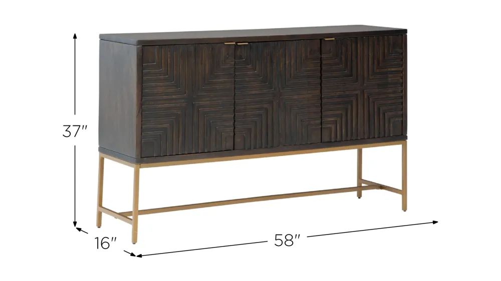 Folkland Credenza Dimensions