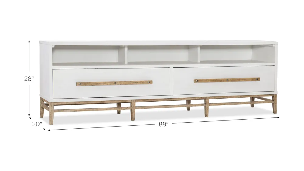 Urban Elevation Low Entertainment Console Dimensions