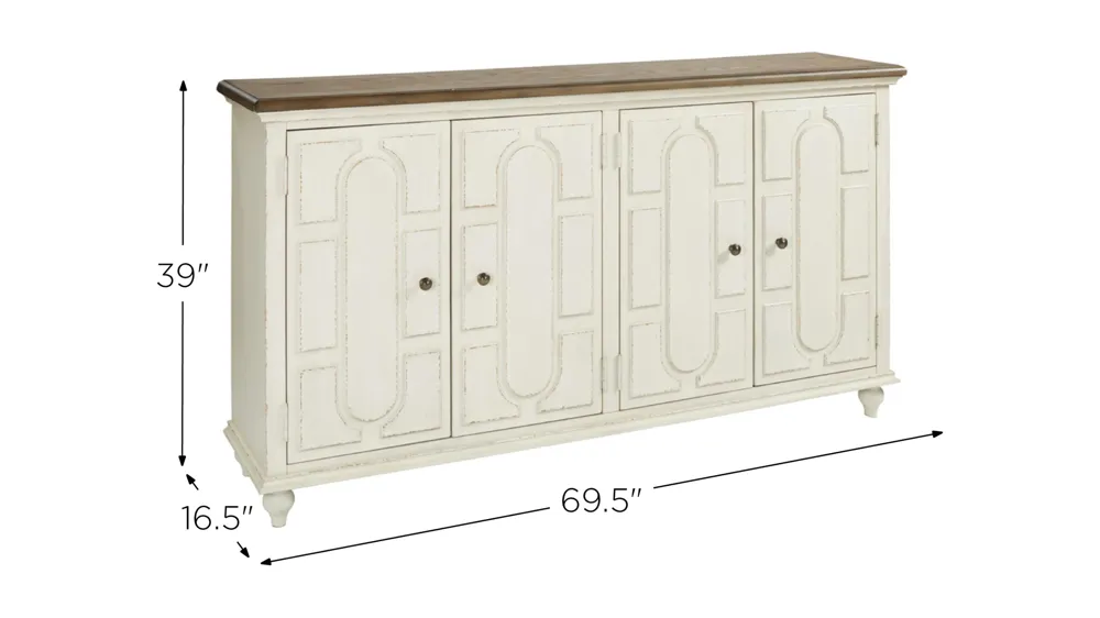 Roranville Accent Cabinet Dimensions