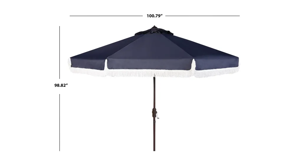 Murphy Fringe Crank Outdoor Umbrella Dimensions