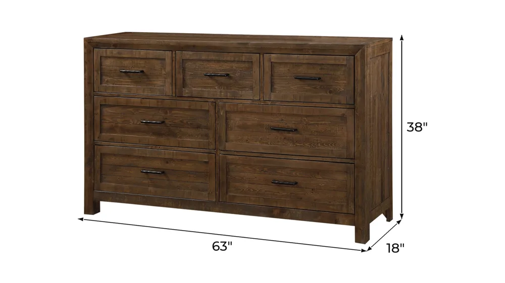 Meridian Bedroom Dresser Dimensions