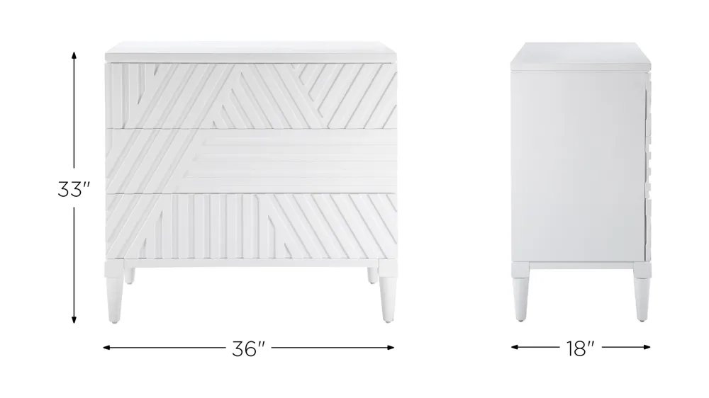 Caswell Drawer Chest Dimensions