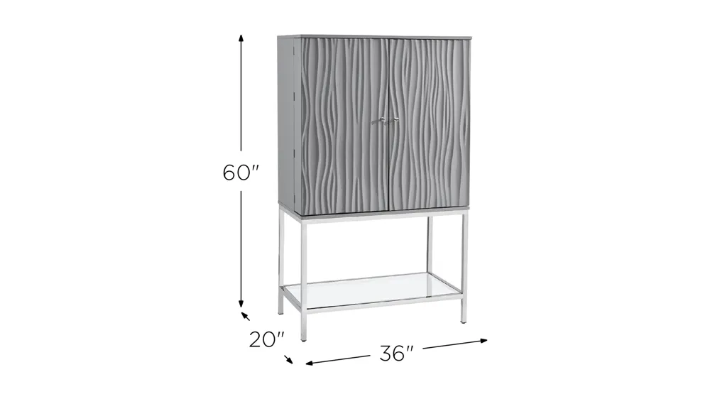 Wadley Wine Cabinet Dimensions