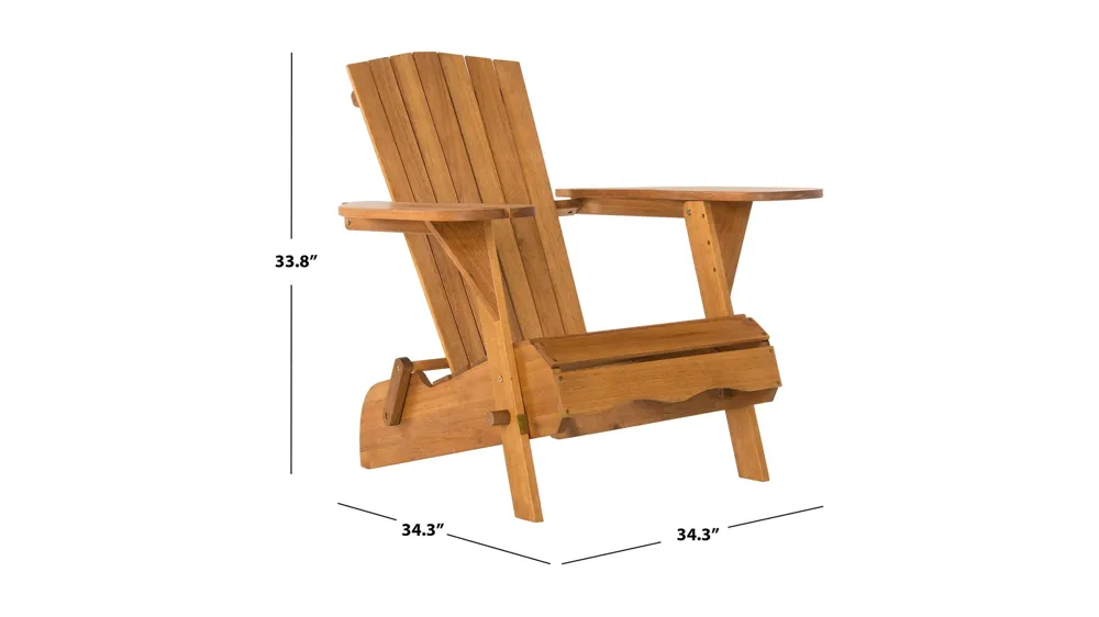 Jason Outdoor Adirondack Chairs - Set of 2 Dimensions