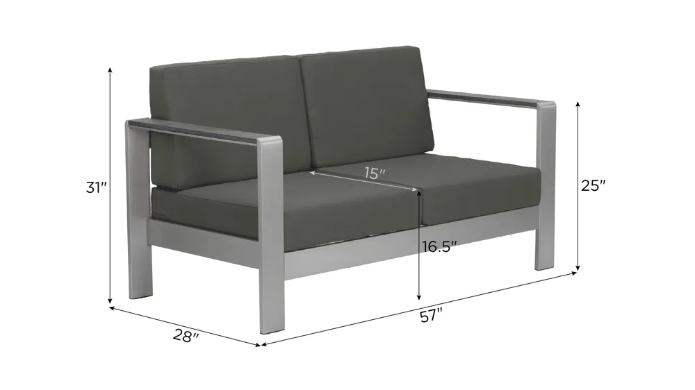 Cosmopolitan Outdoor Sofa Dimensions