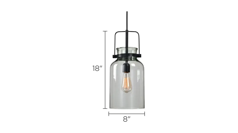 Lansing Mini Pendant Light Dimensions
