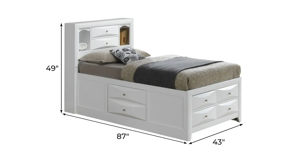 Marilla Captain's Bed Dimensions