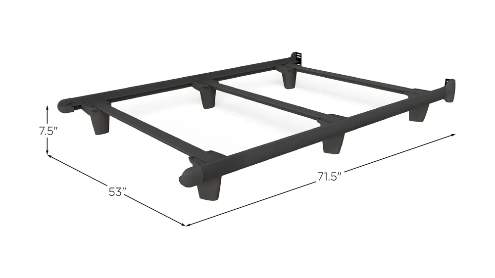 Embrace Bed Frame w/ Glides Dimensions