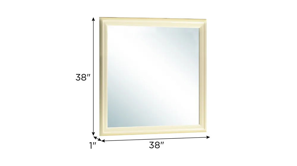Rossie Bedroom Dresser Mirror Dimensions
