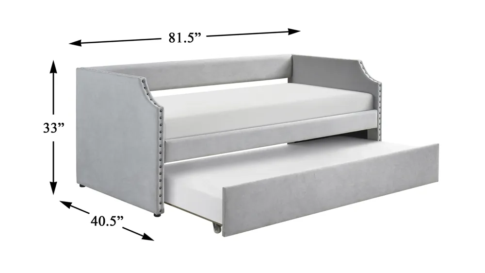 Comfrey Daybed w/ Trundle Dimensions