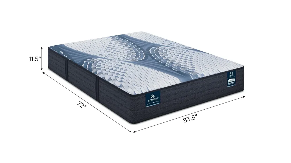 Serta iComfort Memory Foam Elana Firm Mattress Dimensions
