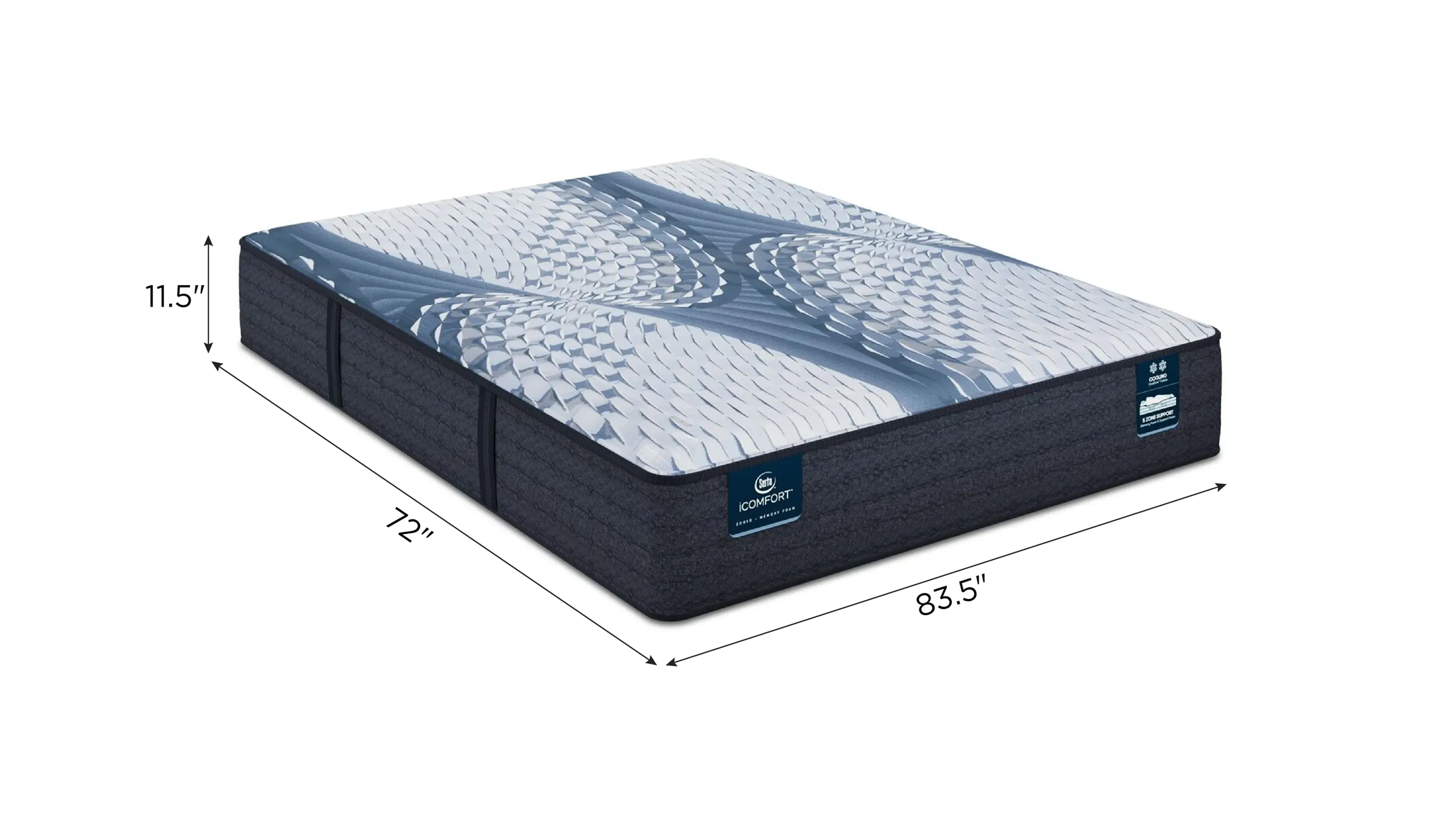 Serta iComfort Memory Foam Elana Firm Mattress | Raymour & Flanigan
