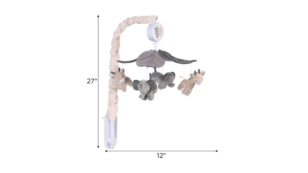Baby Jungle Musical Baby Crib Mobile Dimensions