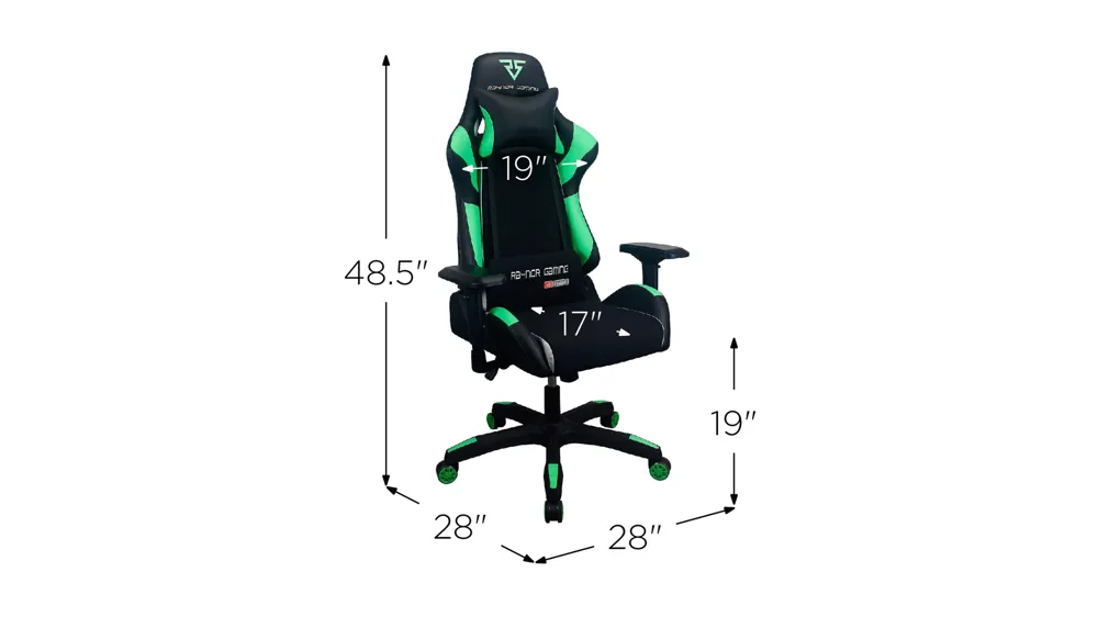 Energy Pro Gaming Chair Dimensions