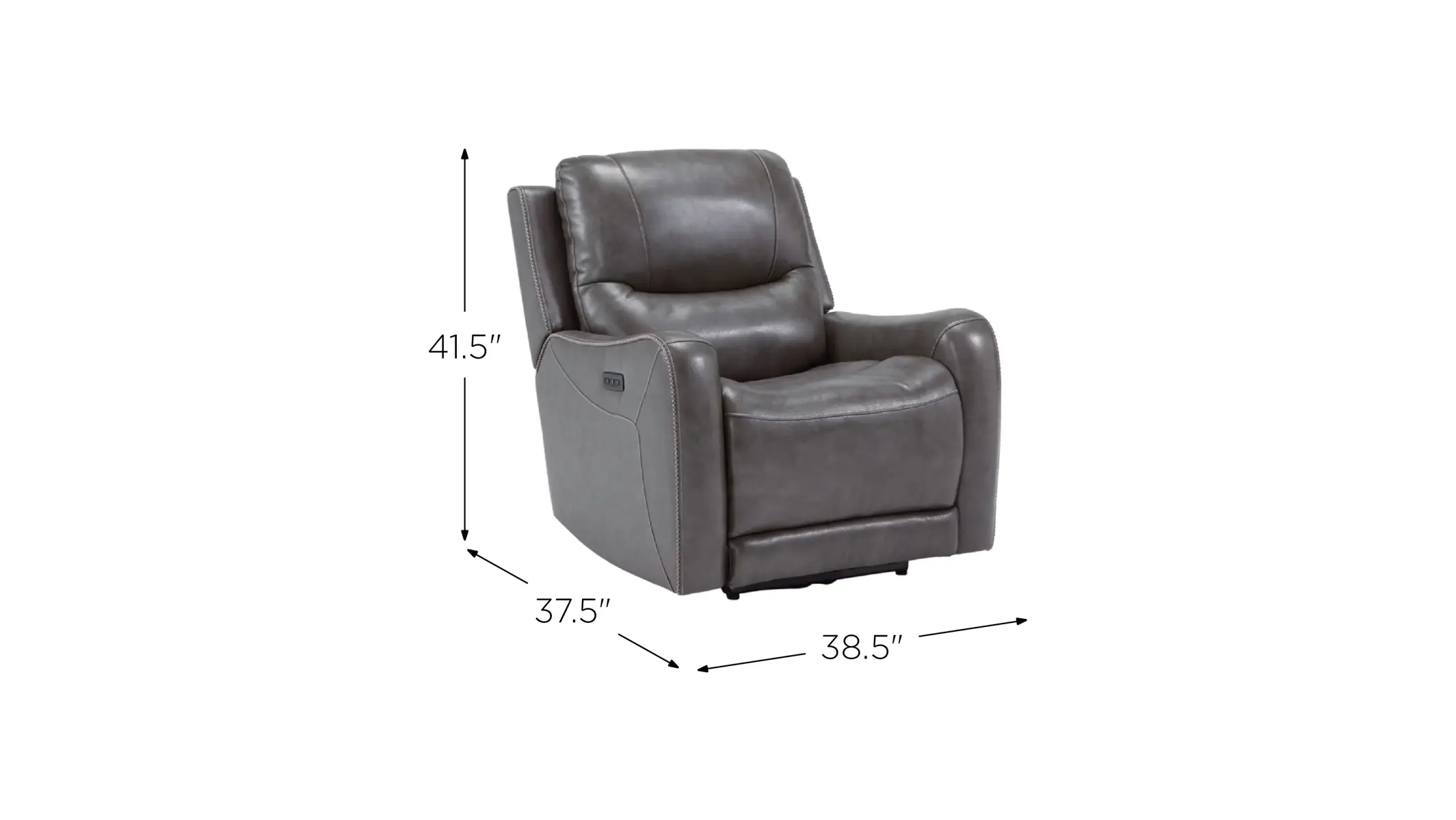 Galahad Zero Wall Recliner with Power Headrest Raymour & Flanigan