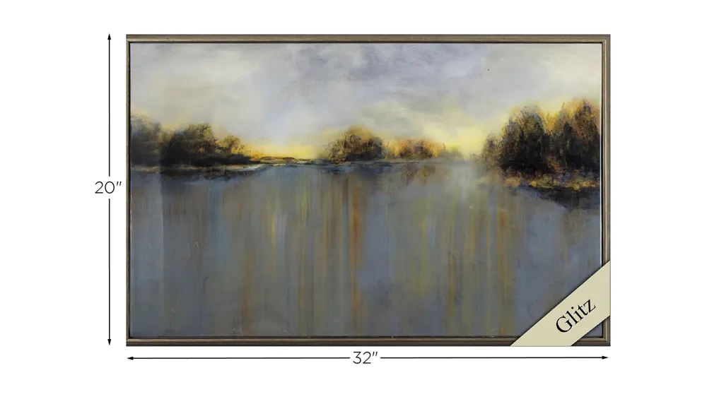 Rain at Dawn Wall Art Dimensions