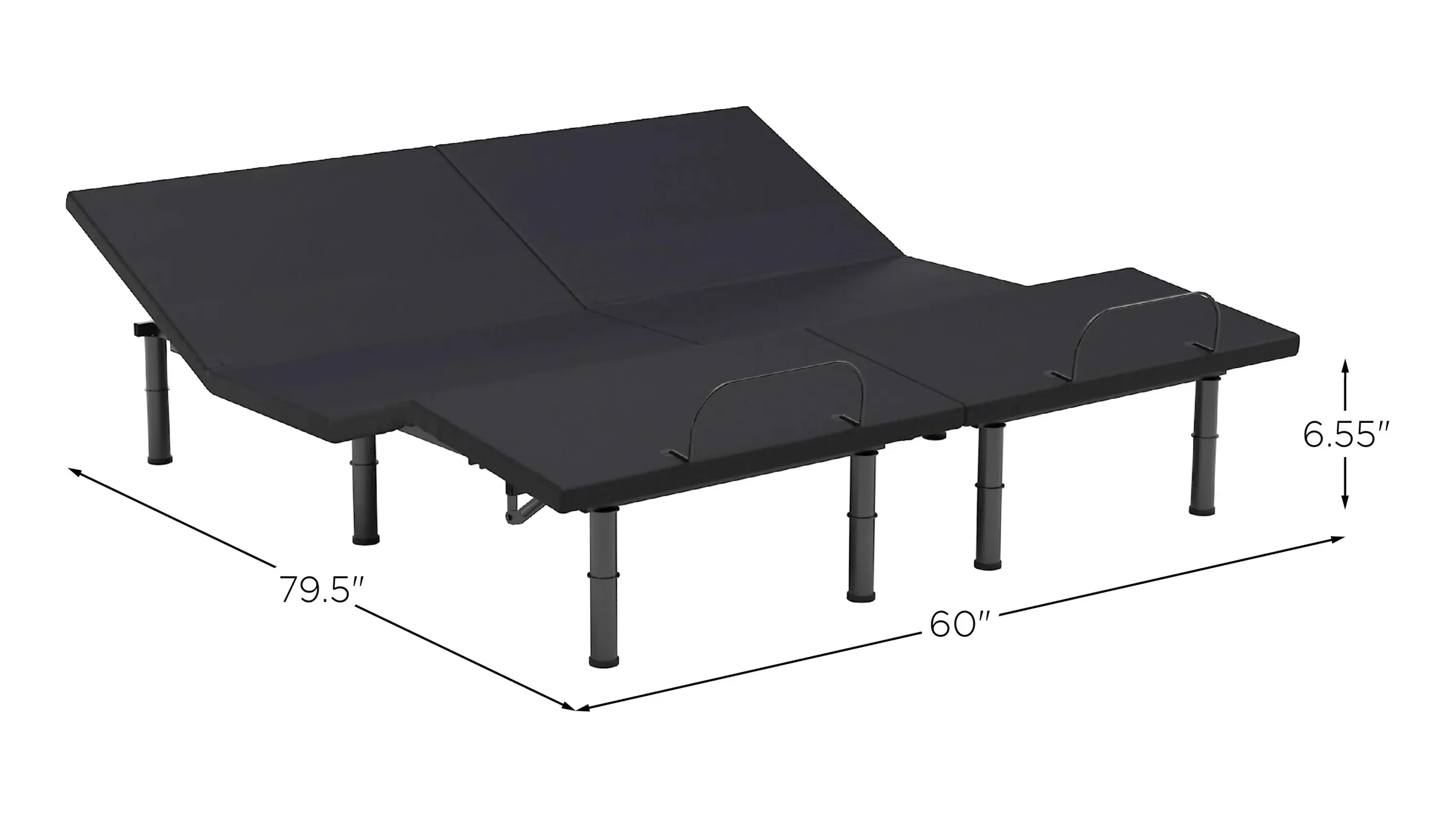 Reverie 3EMT Split Queen Foldable Adjustable Base Set