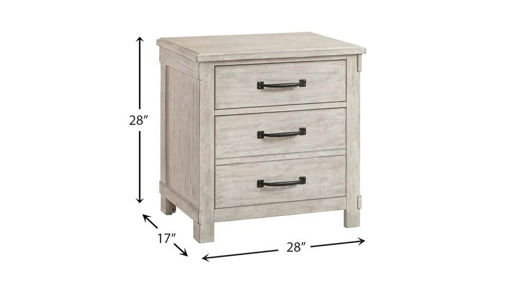 Jack 2 Drawer Nightstand Dimensions