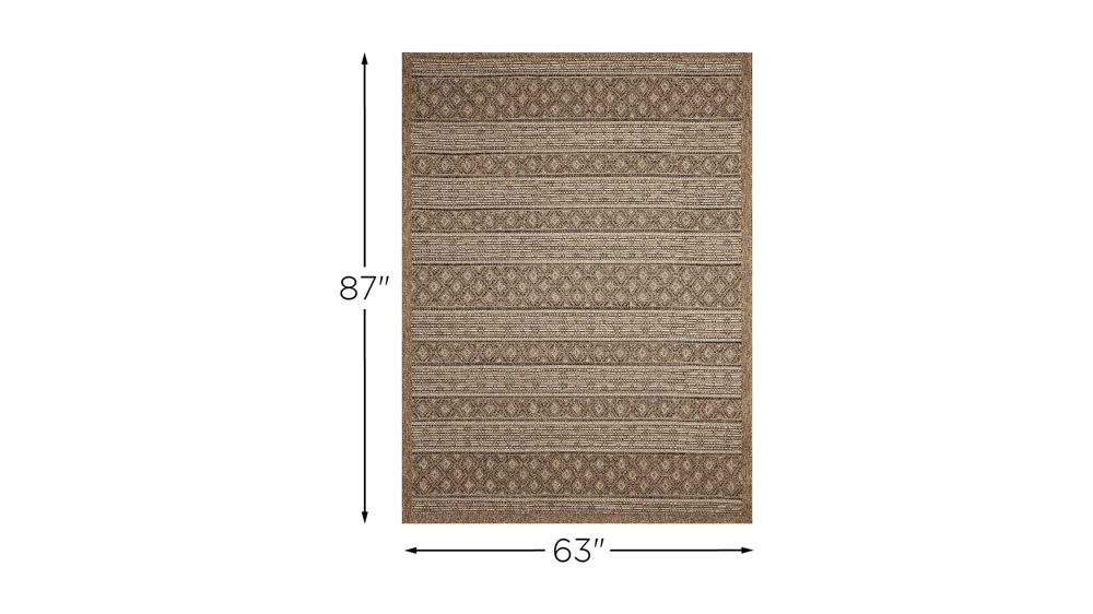 Monterey Tribal Stripe Indoor/Outdoor Rug Dimensions