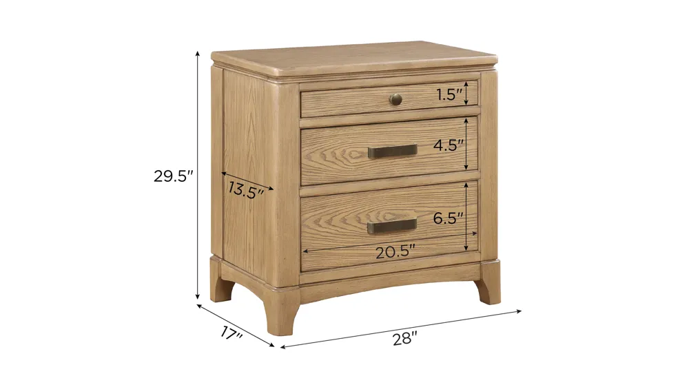 Drayton Nightstand Dimensions