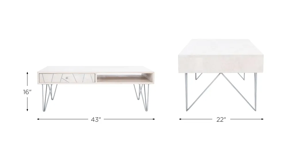 Aviator Coffee Table Dimensions