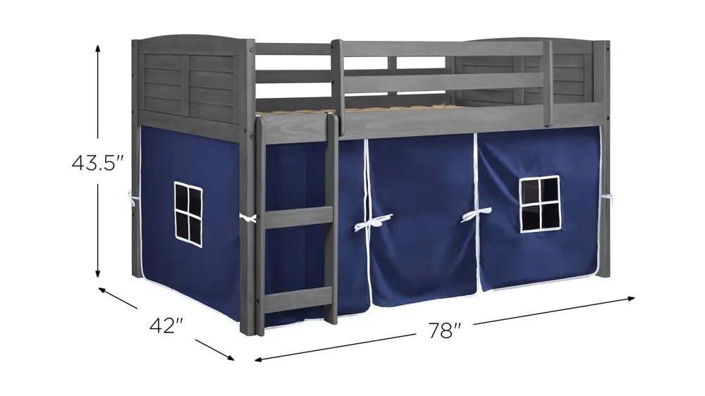 Louver Tent Loft Bed Dimensions