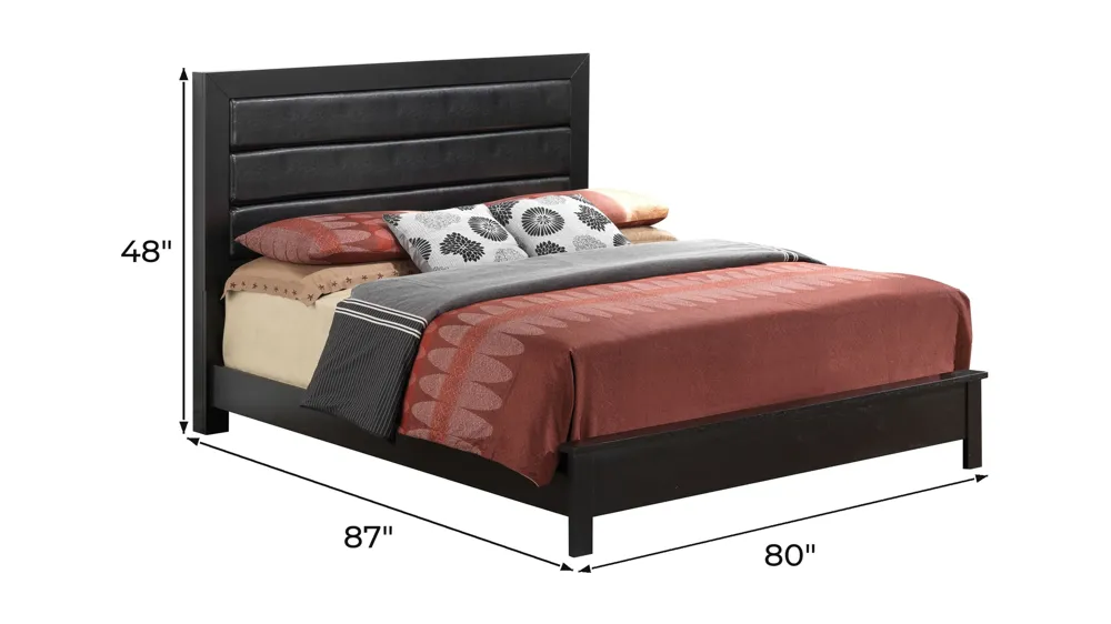 Burlington Upholstered Bed Dimensions