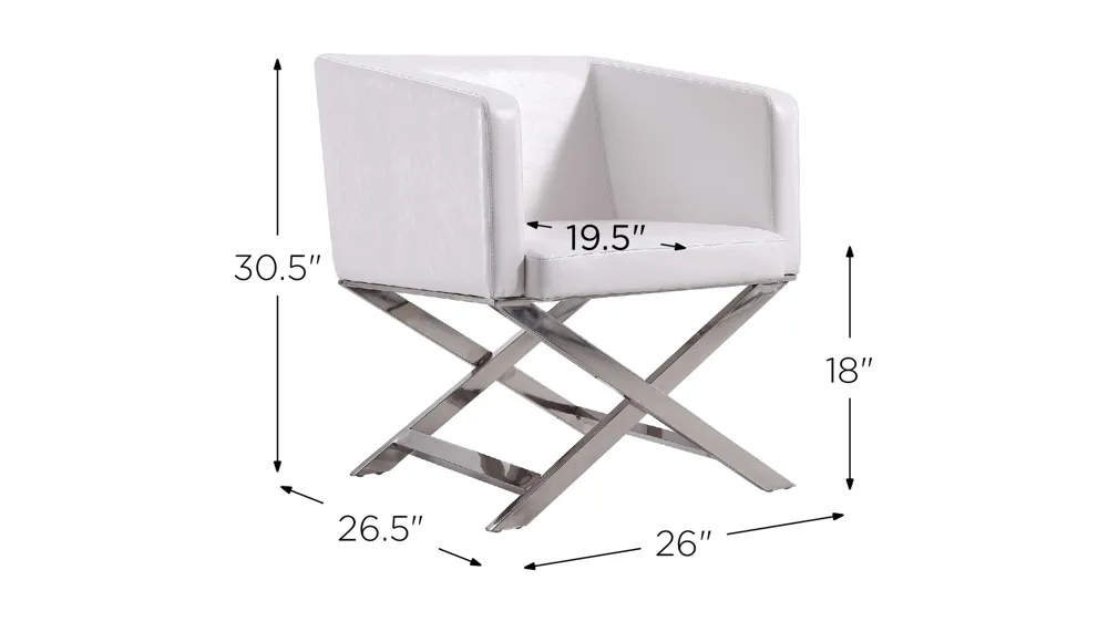 Hollywood Lounge Accent Chair Dimensions
