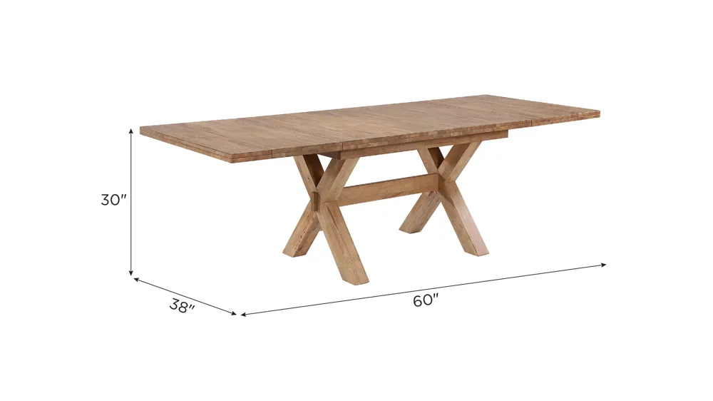 Brownstone Trestle Table Dimensions
