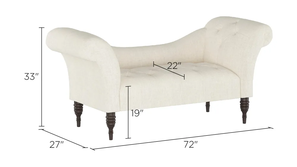 Lansing Chaise Lounge Dimensions